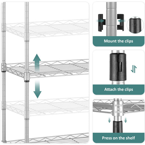 Homdox hands adjusting shelf height showing customizable configuration benefit