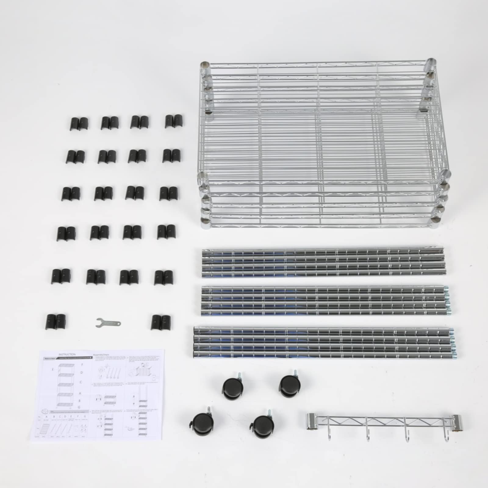 Homdox packaged parts and hardware showing easy assembly and included components benefit