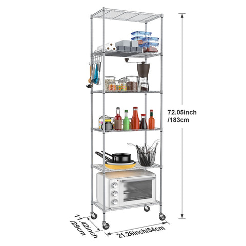 Homdox stainless side hooks detail showing extra hanging capacity benefit