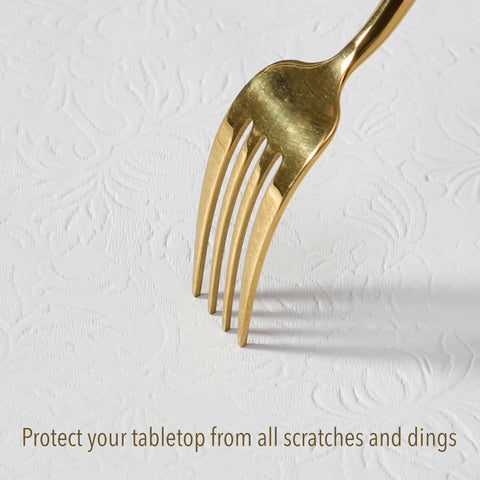 Home Bargains Plus pad edge close-up showing protection for table rims