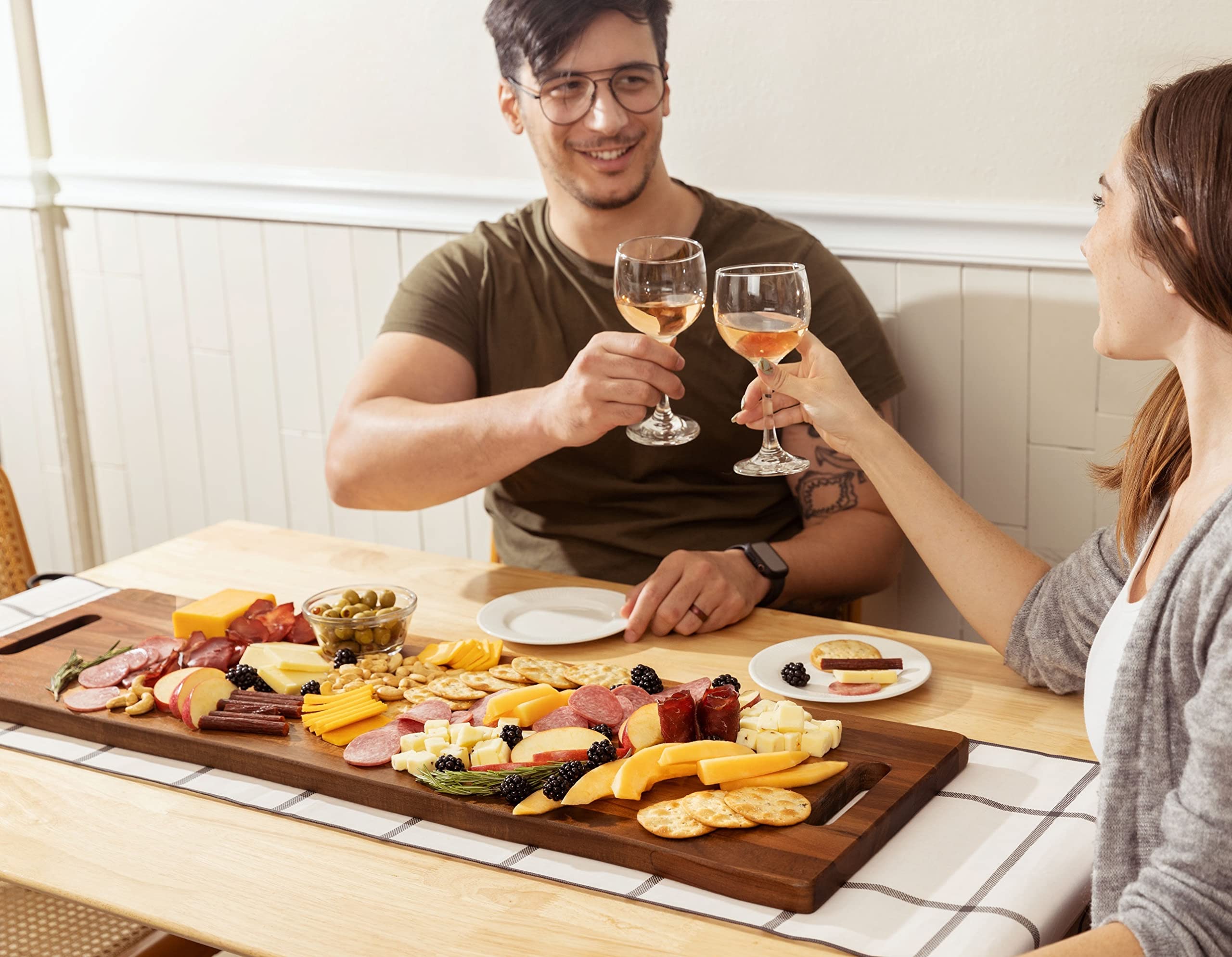 Home Beets board next to ruler showing 36-inch scale for planning table layouts