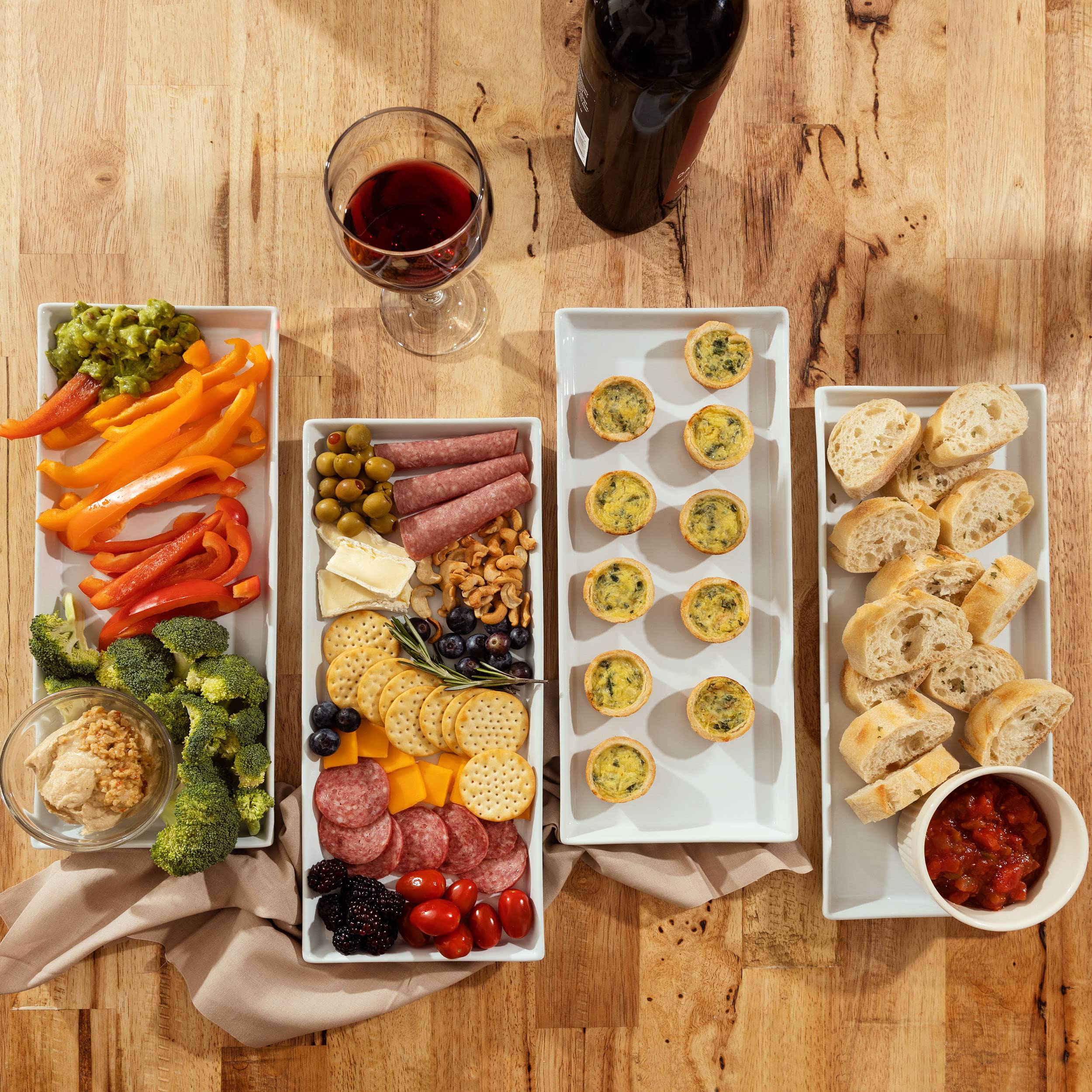 Home Beets charcuterie in use on platter demonstrating elegant food presentation