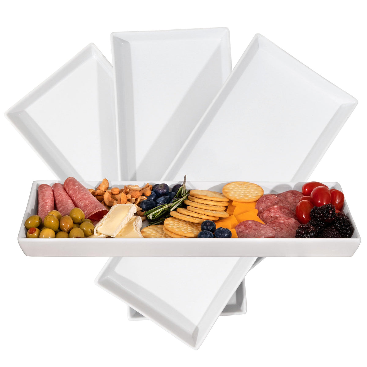 Home Beets front view of rectangular platter showing clean presentation and versatility
