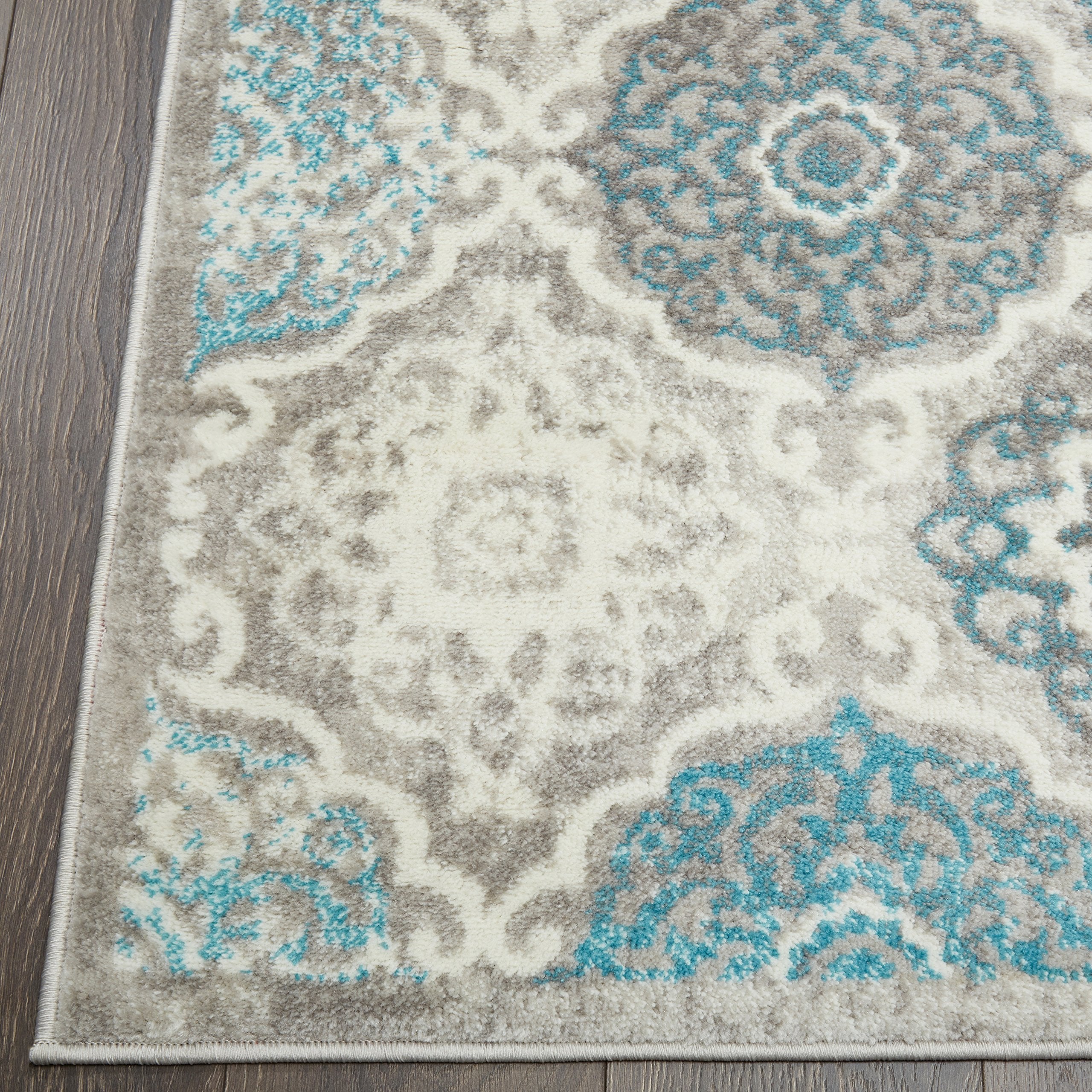 Home Dynamix edge and jute backing view showing stability and durable construction