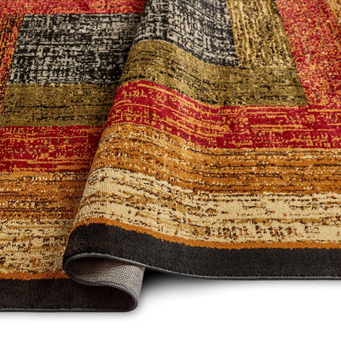 Home Dynamix Vega jute backing close-up showing floor protection and stability