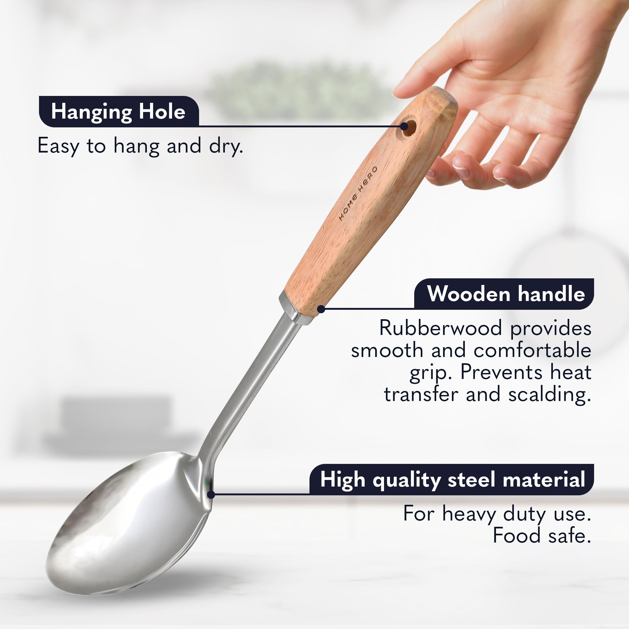 Home Hero utensils in use over a stovetop, practical tools for everyday cooking