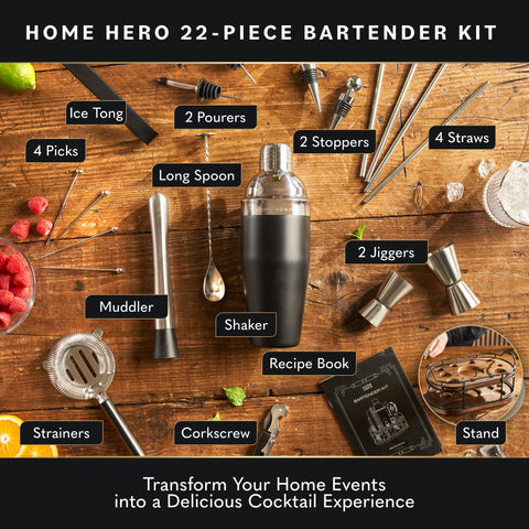Home Hero wooden stand display organizing bar tools for easy reach