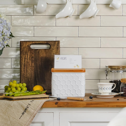 HOME PALETTE divider cards and tabs displayed for quick recipe sorting