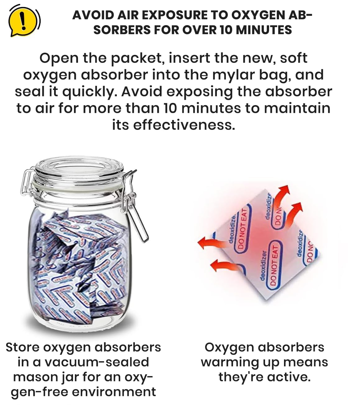 Home Sensei labeled mylar bags neatly arranged in a pantry for organized storage