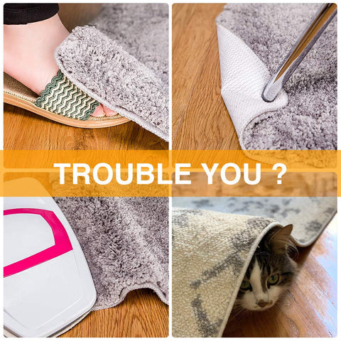 Home Techpro installed under rug corner preventing curl and slip