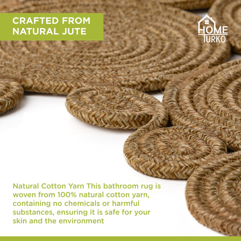 Home Turko side detail of thick yarns showing durable, long-lasting weave
