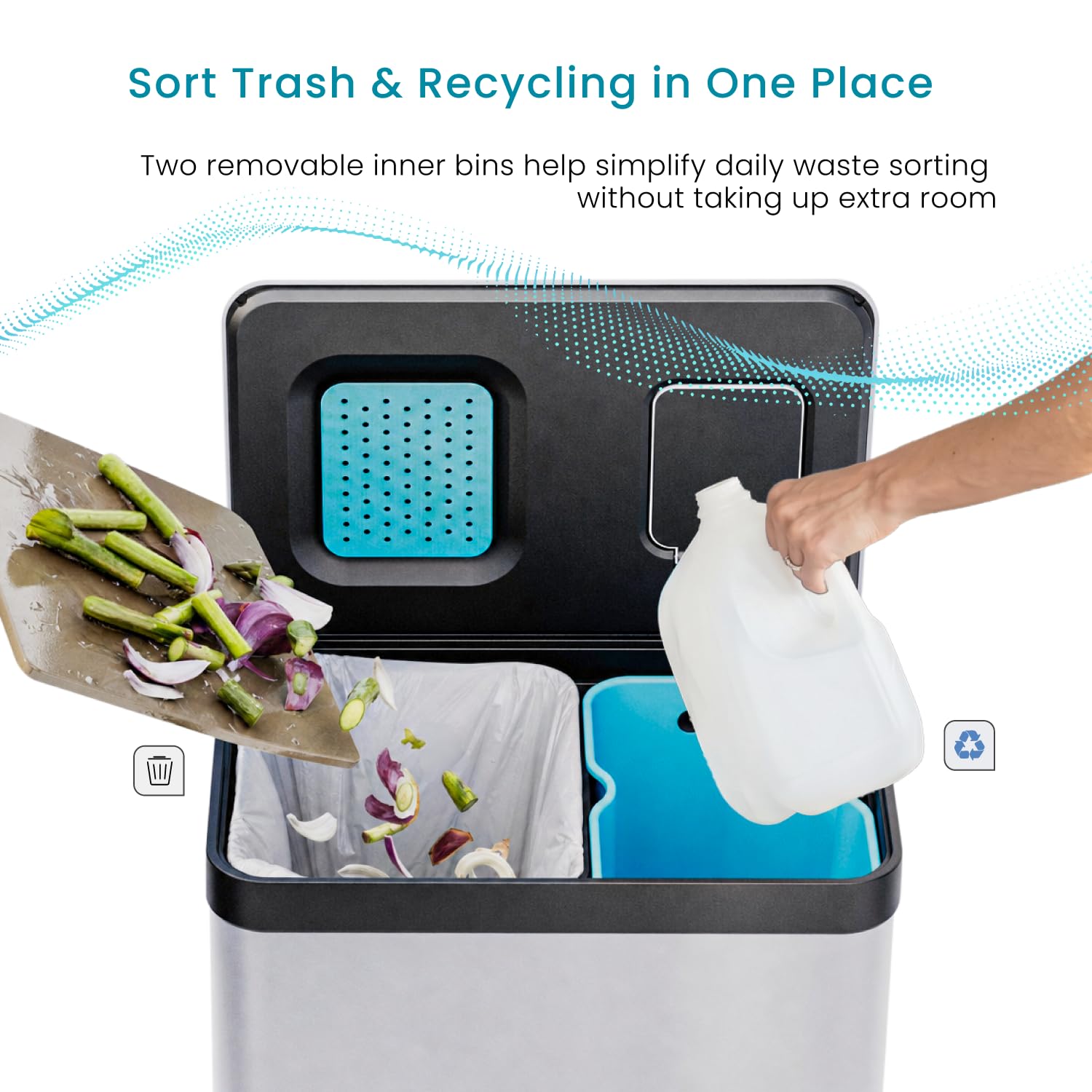 Home Zone Living absorber filter closeup reducing unpleasant kitchen odors