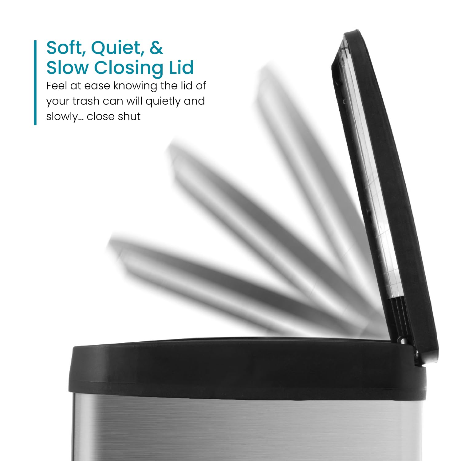 Home Zone Living brushed stainless-steel finish resisting fingerprints for low maintenance