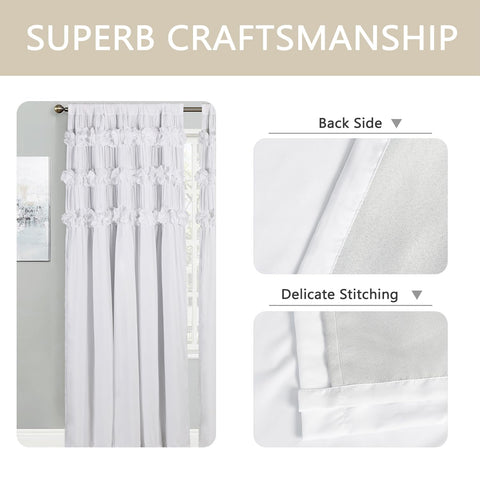 Homechoice Decor drapes styled in a bedroom providing privacy and improved sleep environment
