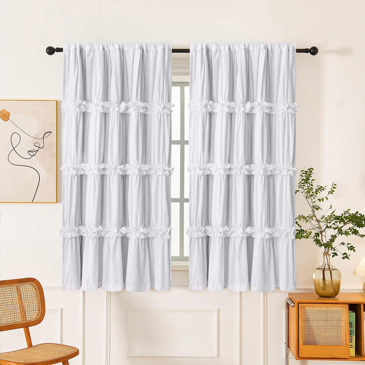 Homechoice Decor front view of paired panels for elegant room darkening