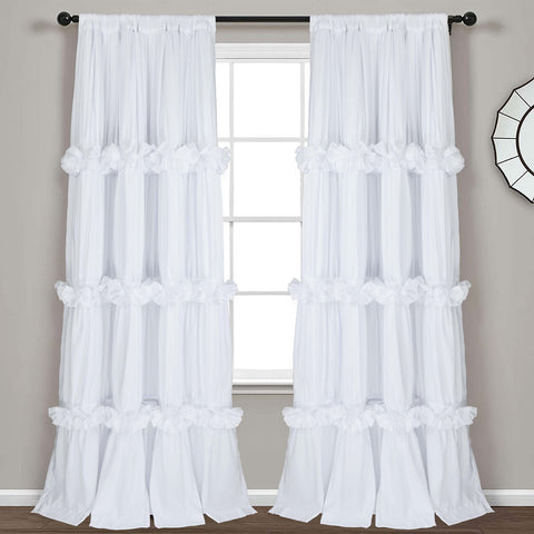Homechoice Decor front view of two panels showing elegant finish and light control benefit