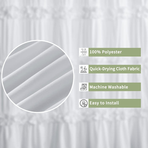 Homechoice Decor curtain in a styled bathroom demonstrating instant room uplift