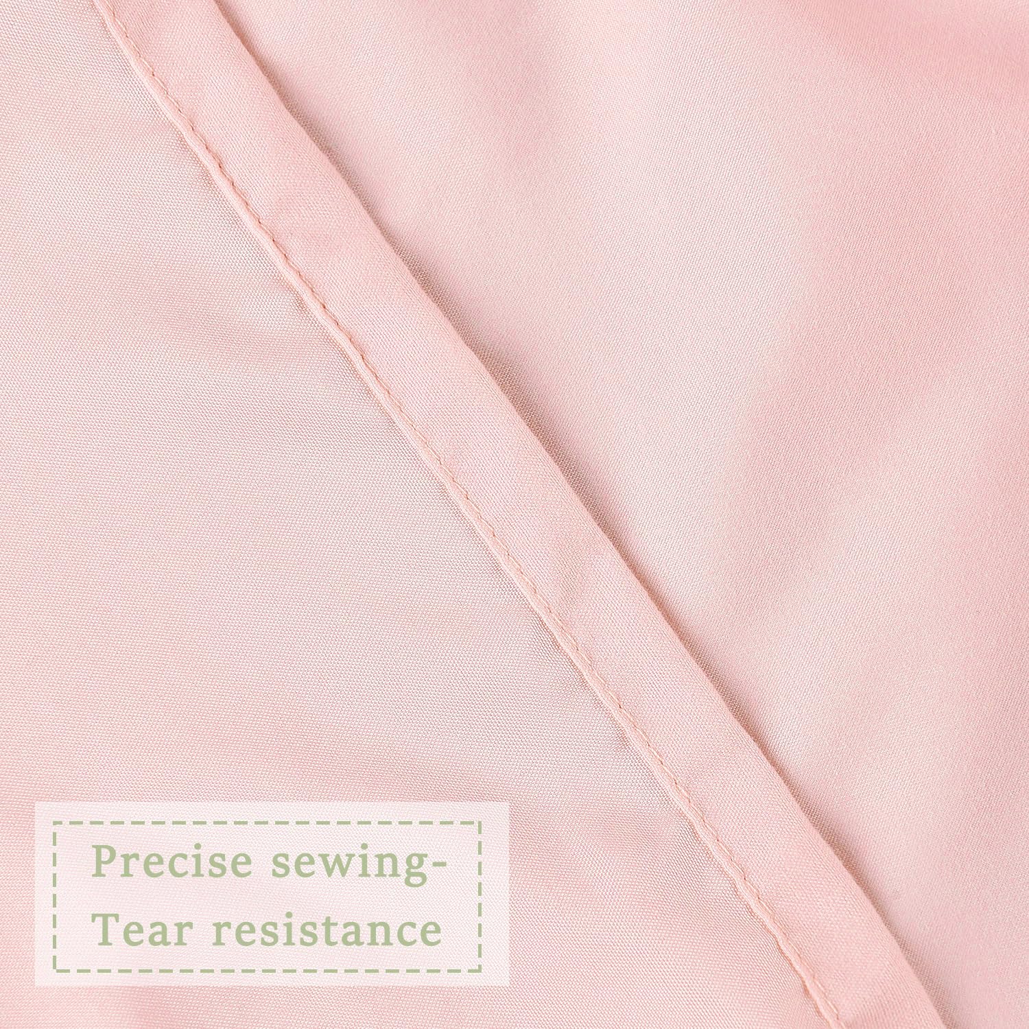 Homechoice Decor hem and edge detail showing neat finish and durable stitching
