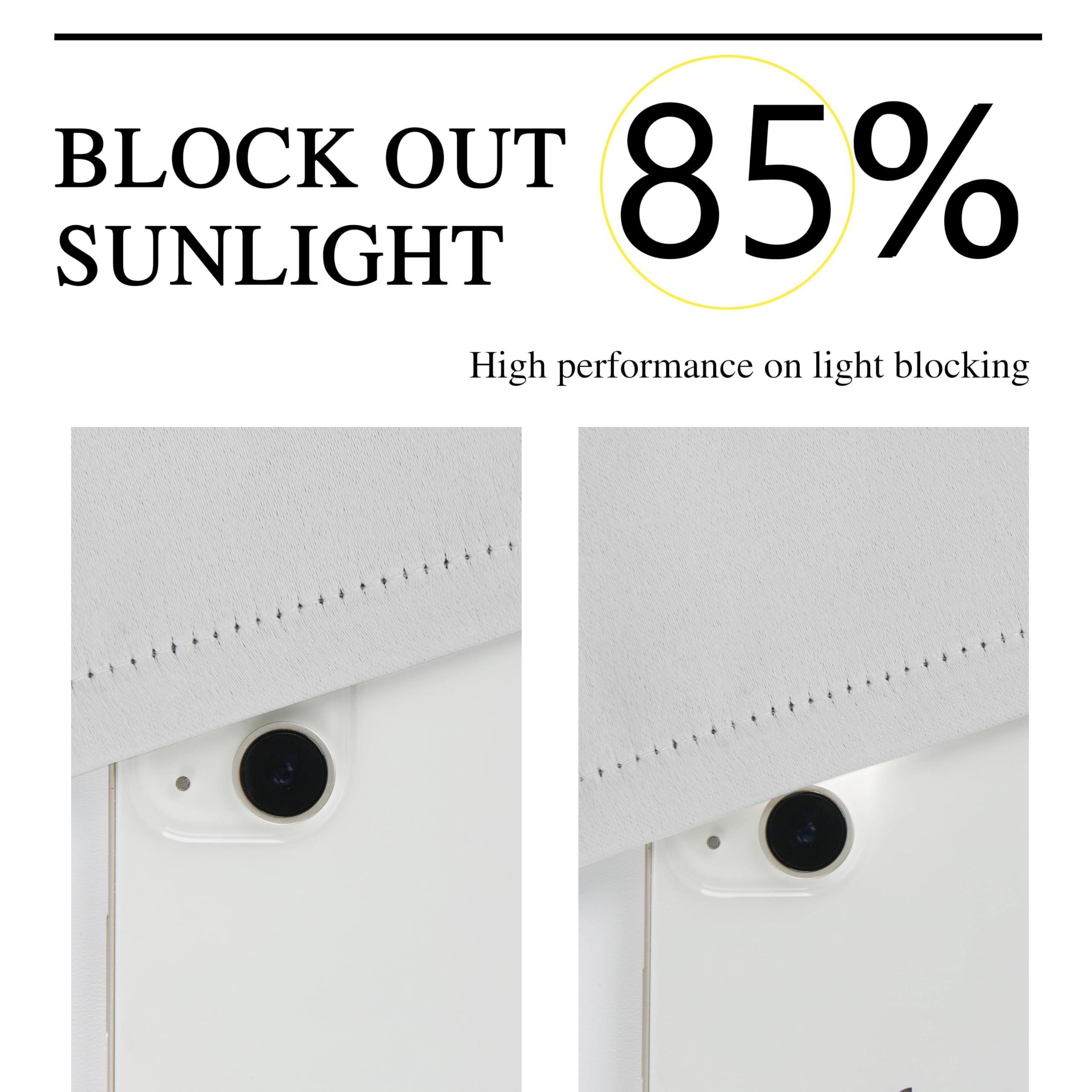 Homechoice Decor 3-inch rod pocket and top stitching for easy installation