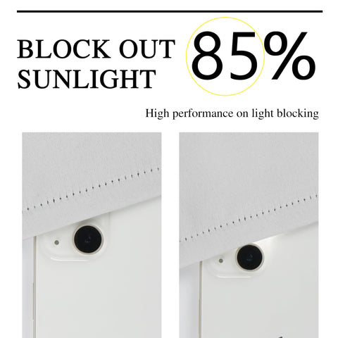 Homechoice Decor 3-inch rod pocket shown for easy installation and smooth sliding