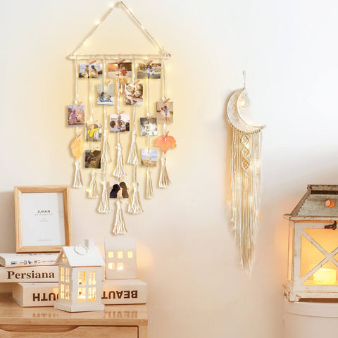 Homecor front packaging showing the complete macrame gift set and benefits