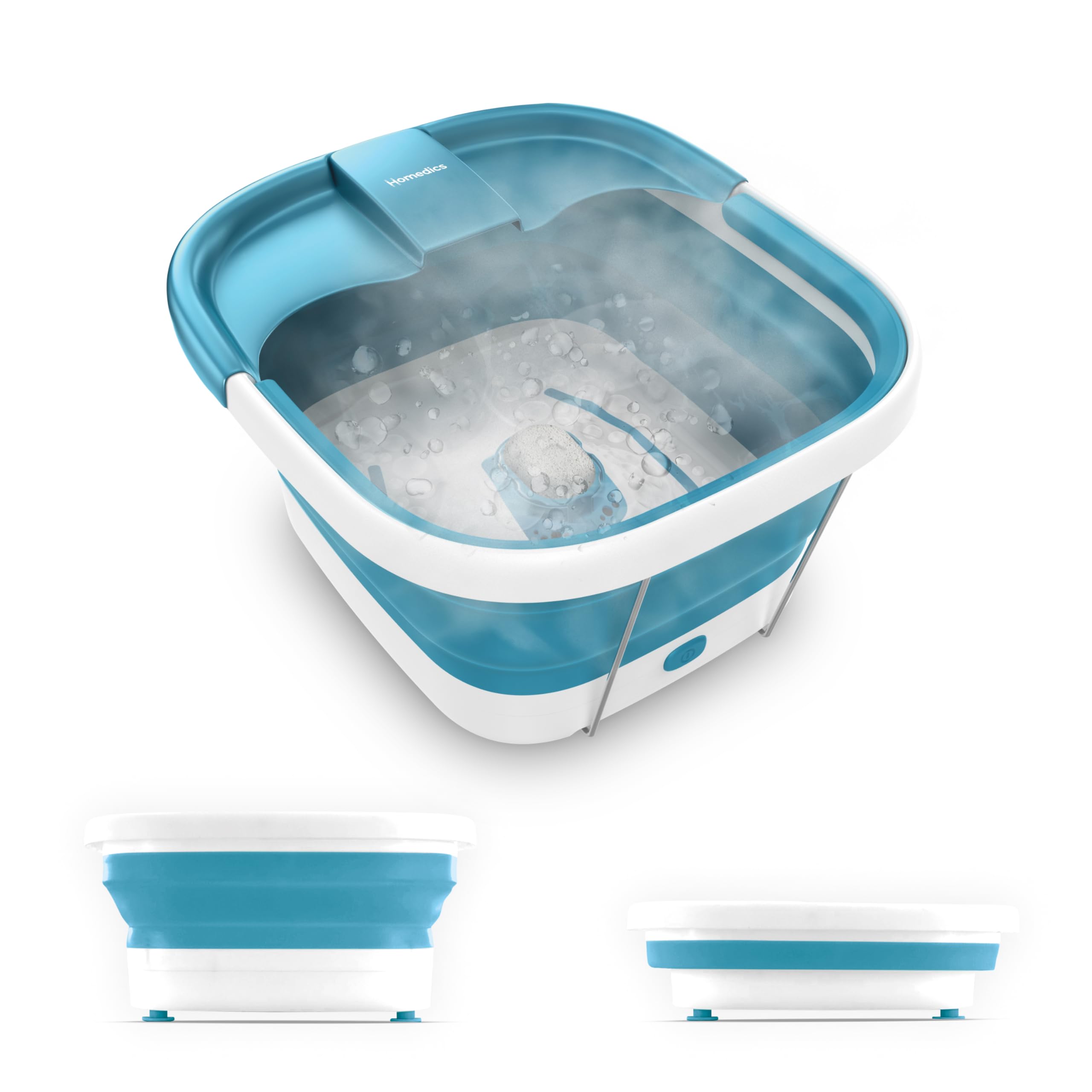 Homedics front view showing compact design and easy controls for convenience