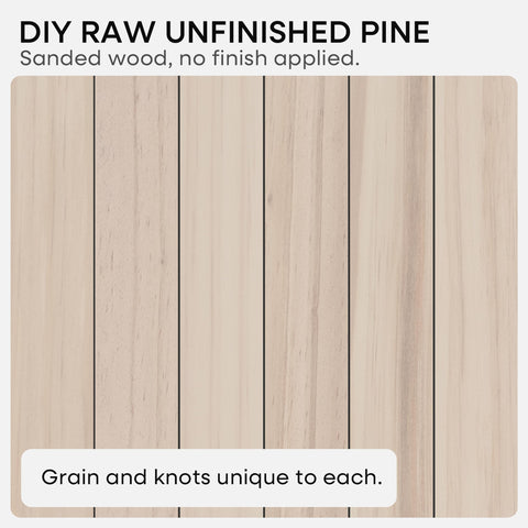 Homeforia sanded unfinished edge highlighting smooth surface ready for finish