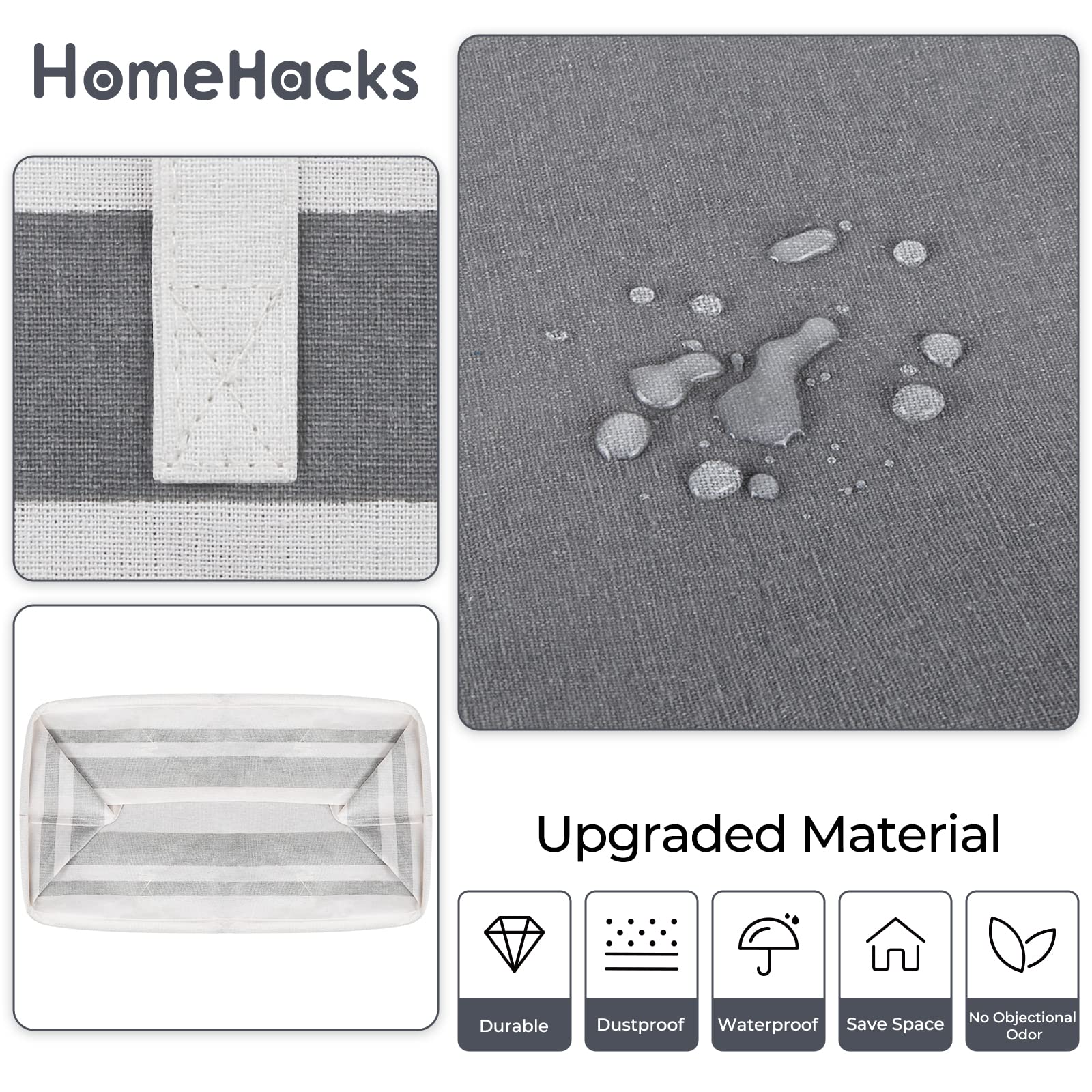 HomeHacks reinforced handle stitching demonstrating strong carry benefit