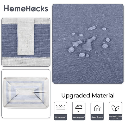 HomeHacks reinforced handles close-up showing strong stitching for easy carrying