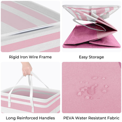 HomeHacks open top showing 75L capacity for bulky laundry benefit