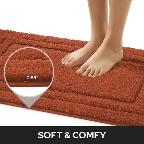 HOMEIDEAS TPR non-slip backing detail demonstrating stability on floors