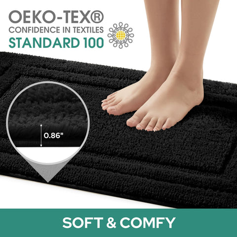 HOMEIDEAS close-up of plush microfiber pile highlighting soft cushioning