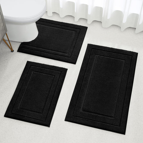 HOMEIDEAS mat in laundry room reducing puddles and adding warmth