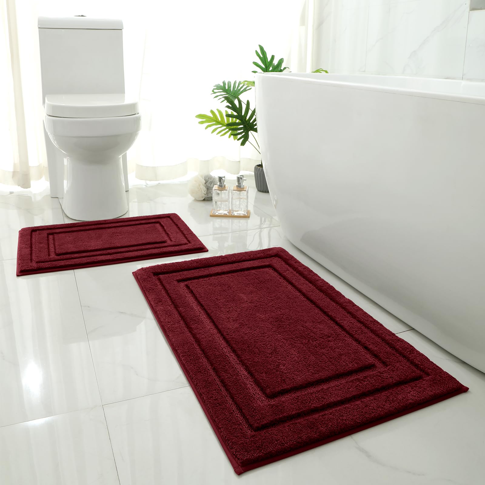 HOMEIDEAS burgundy front packaging showing set and color appeal