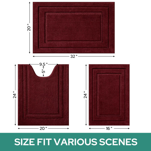 HOMEIDEAS mat with a foot for scale illustrating thickness and comfort
