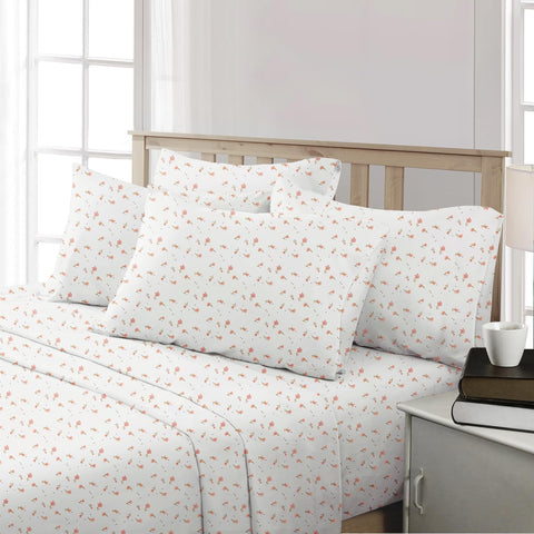 HOMEIDEAS close-up brushed microfiber texture highlighting softness and smooth feel