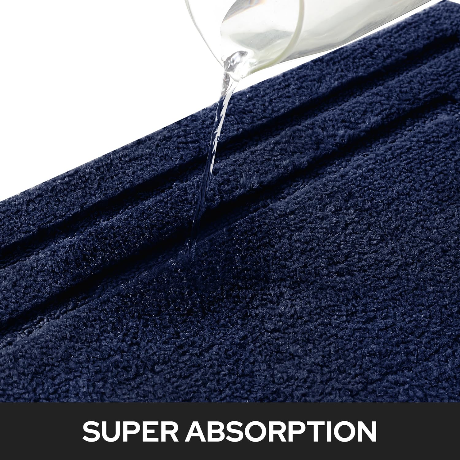 HOMEIDEAS TPR backing texture displaying secure non-slip grip benefit