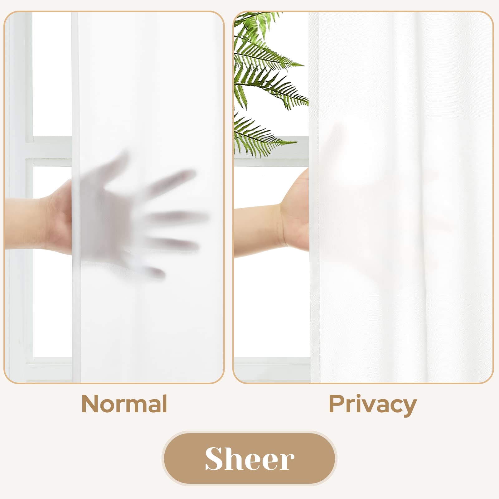 HOMEIDEAS demonstration of 96 versus 97 inch hanging length for sizing clarity and fit