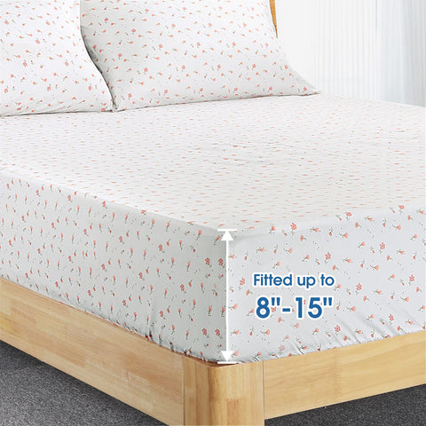 HOMEIDEAS four pillowcases arranged on bed showing coordinated design and comfort