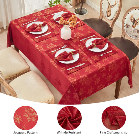 HomeJoy full tabletop view dressed for holiday dinner with protection benefit