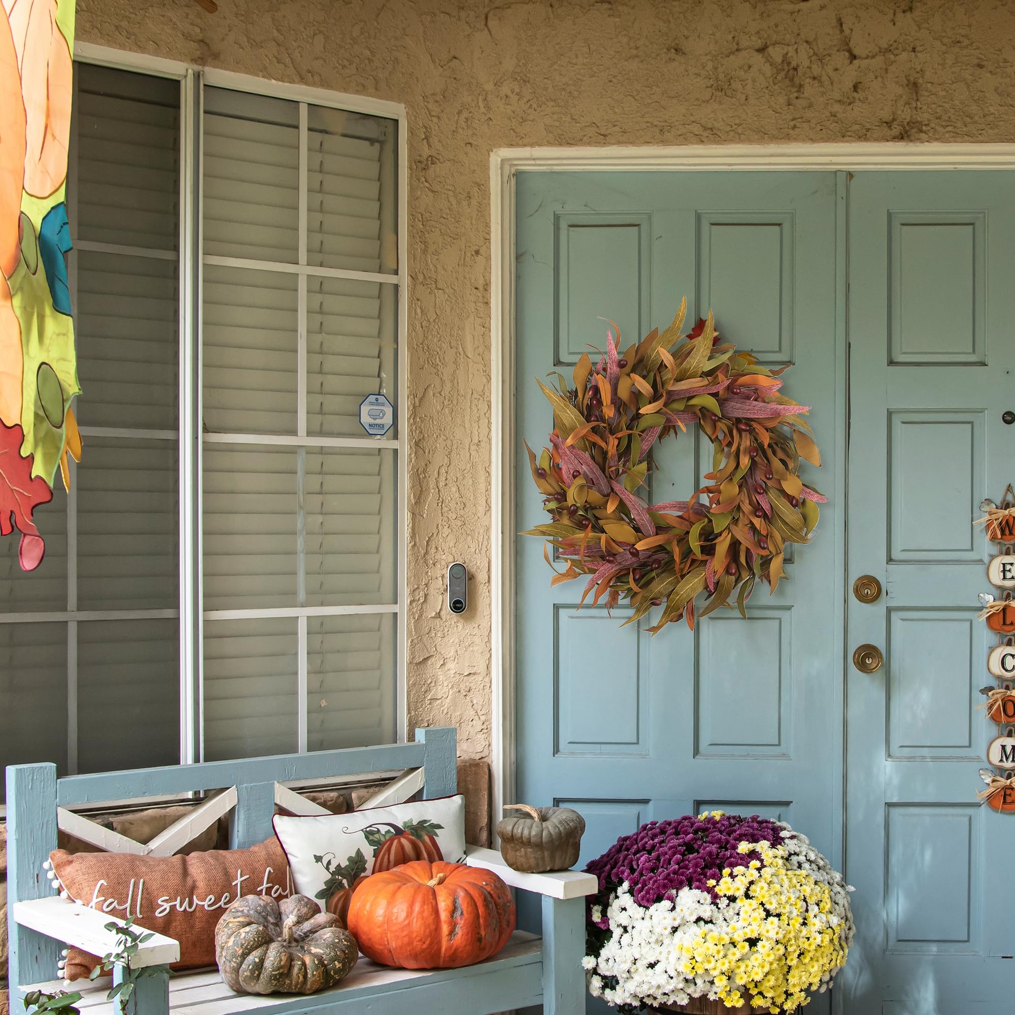 HomeKaren wreath packed in a protective storage box for safe delivery and storage
