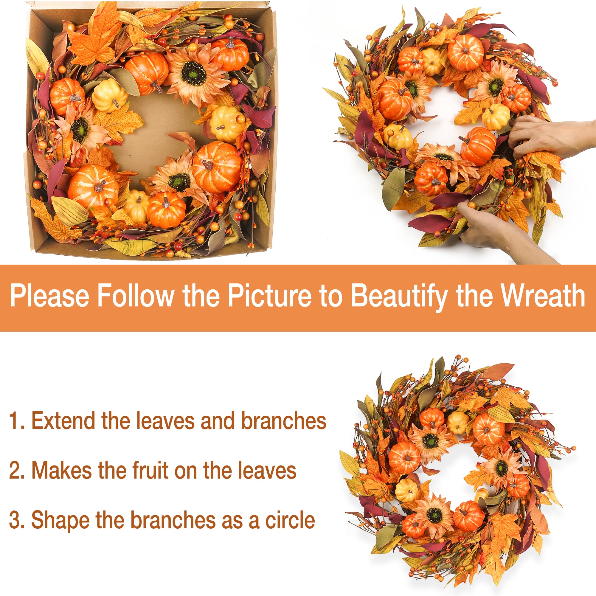 HomeKaren wreath in its protective storage box for safe keeping