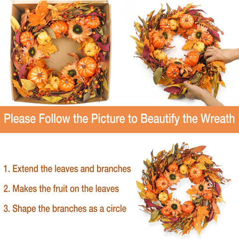 HomeKaren wreath in its protective storage box for safe keeping