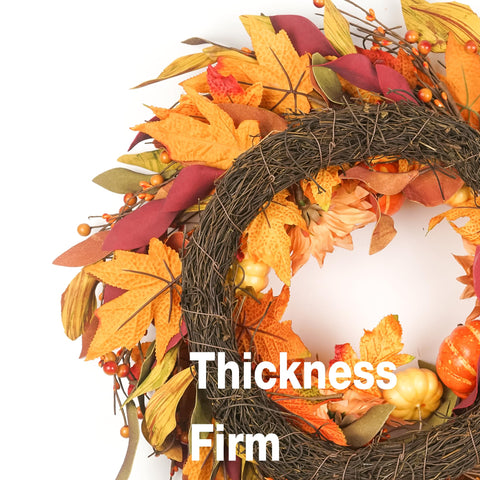 HomeKaren wreath beside a door illustrating the 22 inch scale