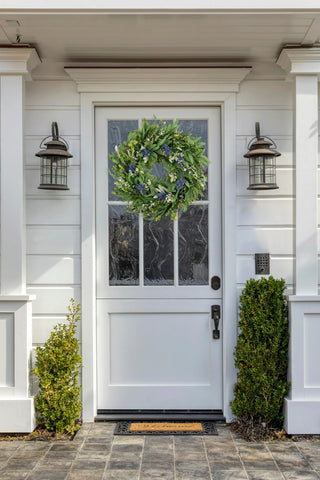 HomeKaren styled on a summer porch creating a fresh seasonal atmosphere