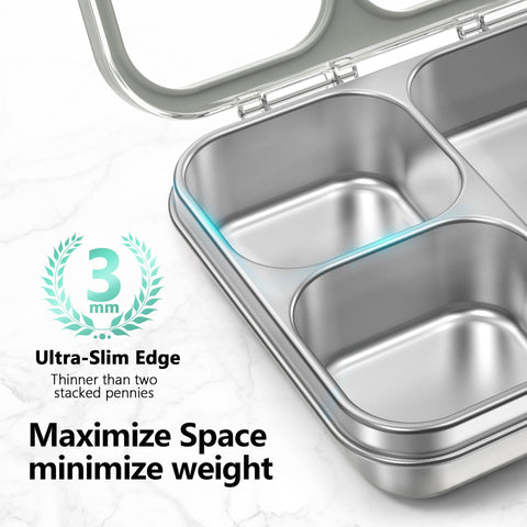 HOMEKOL close-up of silicone seal highlighting leak reduction and food separation