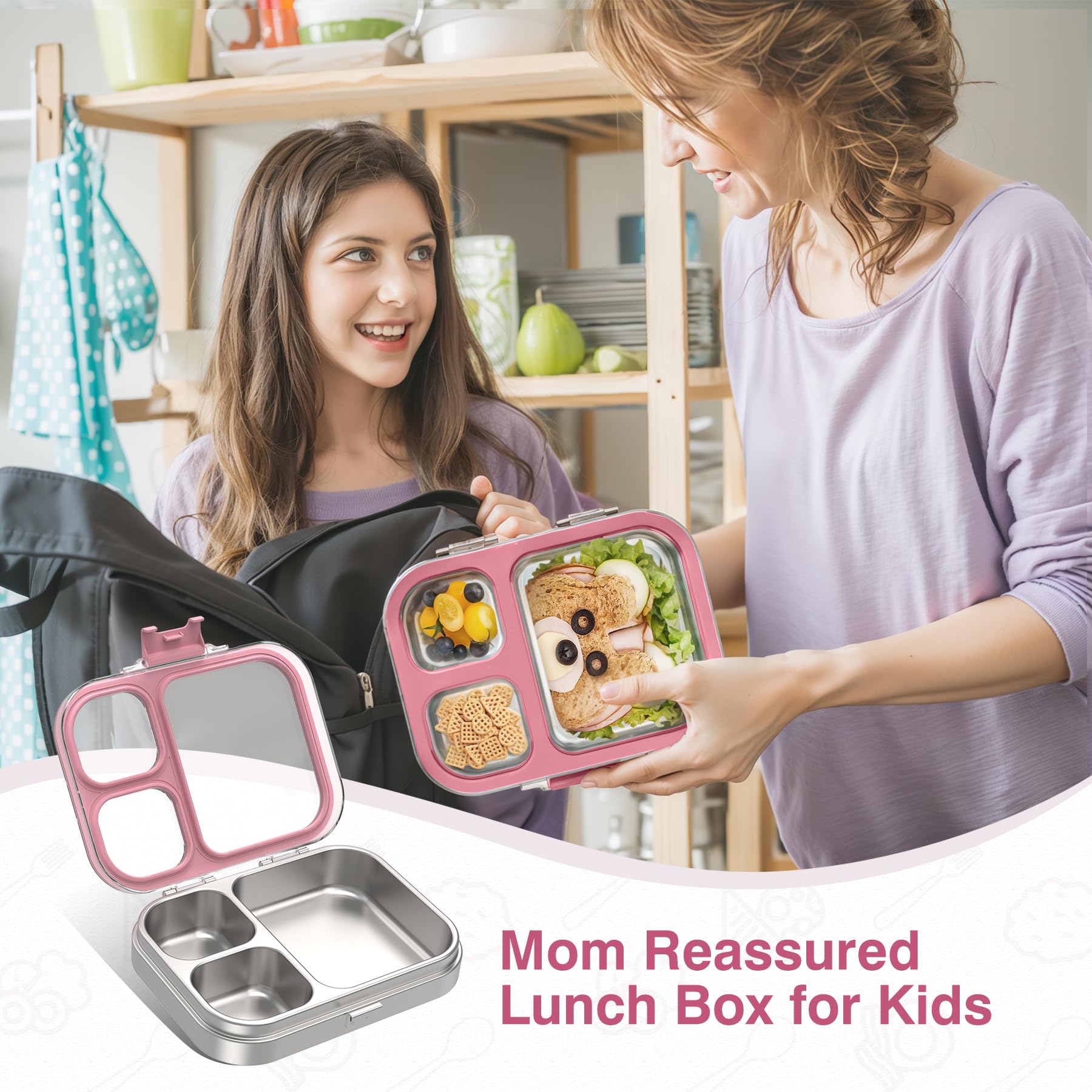 HOMEKOL bento filled with sandwich and sides showcasing balanced portions