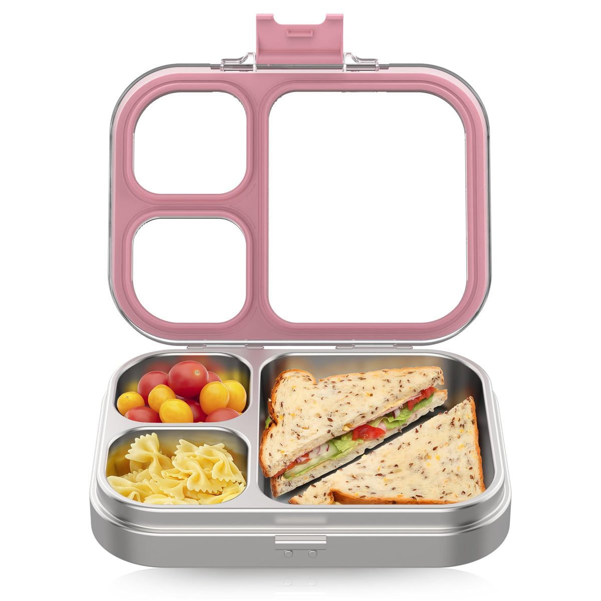 HOMEKOL bento front packaging showing compact pink lunch box and benefits