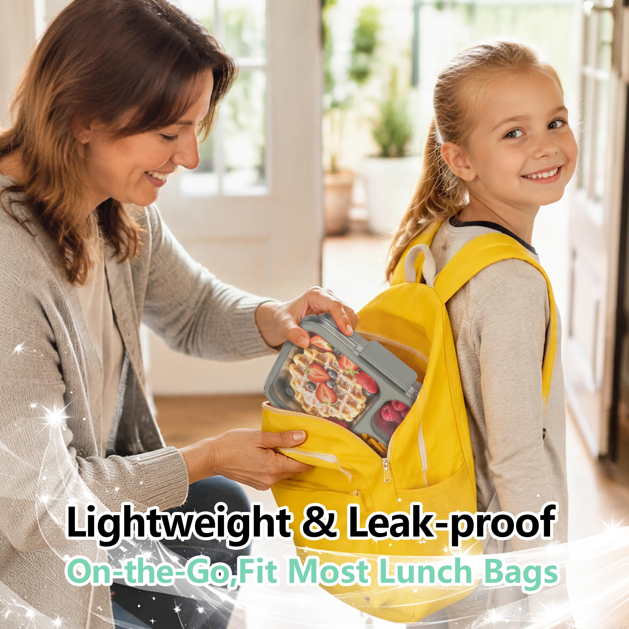 HOMEKOL inside backpack showing scale and convenience for commuters
