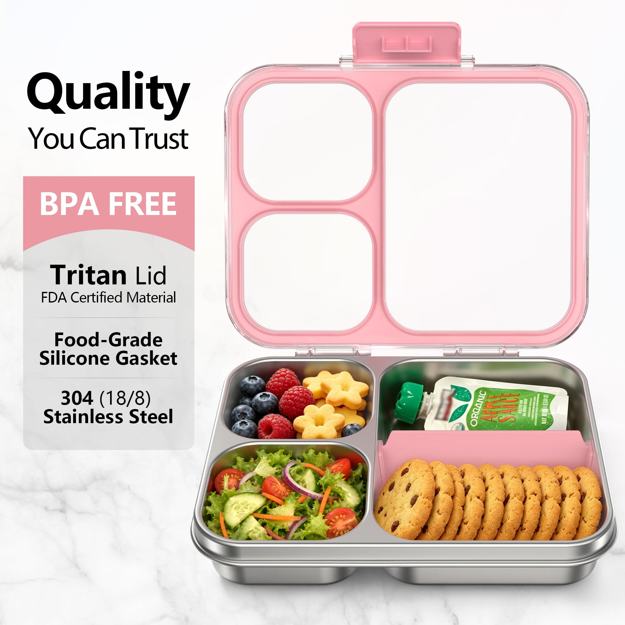 HOMEKOL bento inside backpack illustrating commute-friendly convenience